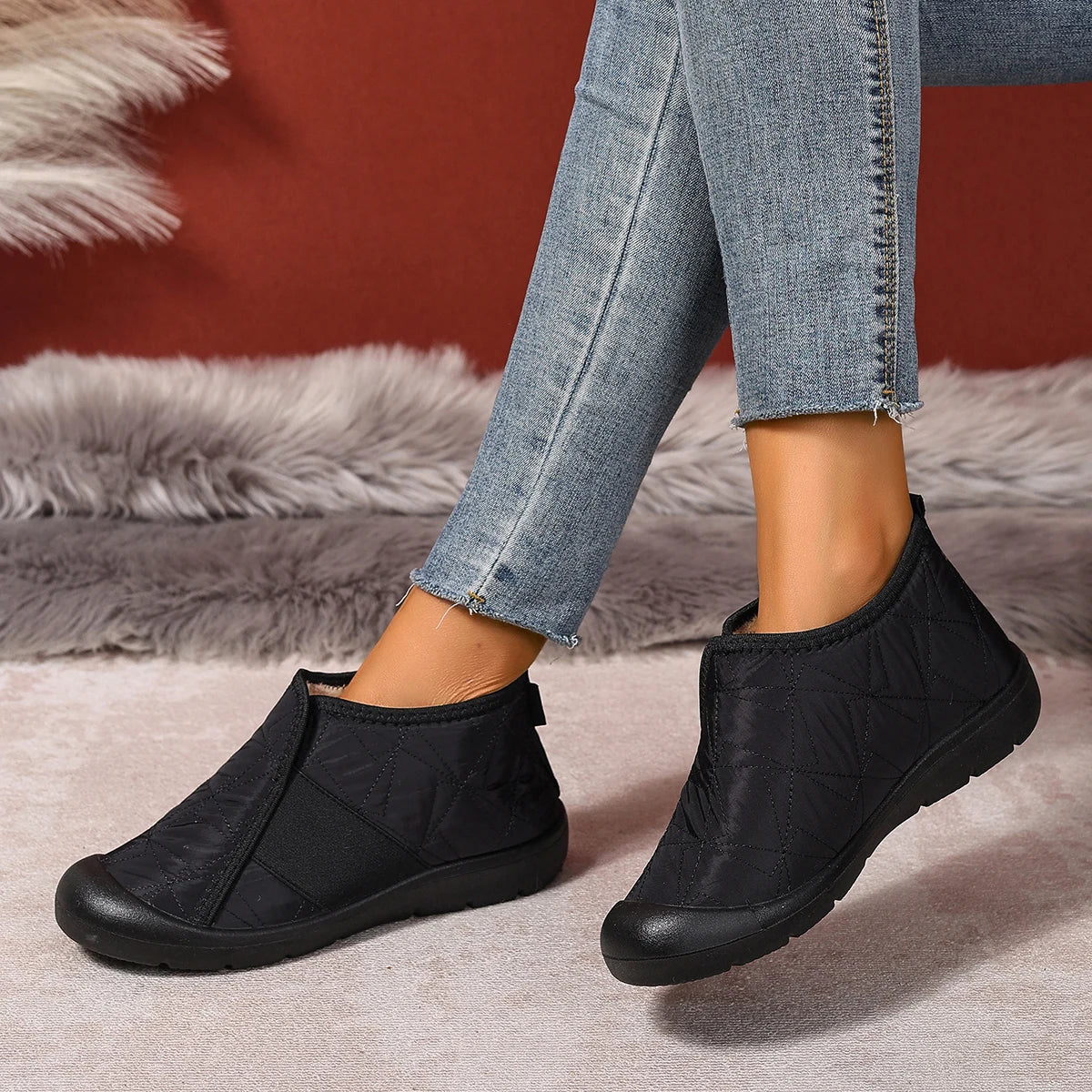 Chaussures d'Hiver à Doublure Chaude & Imperméables