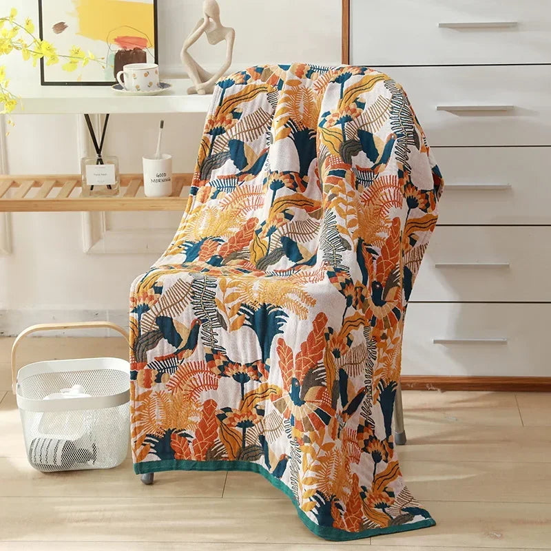 Serviette Gaze Coton Douce 80x160cm Style Bohème