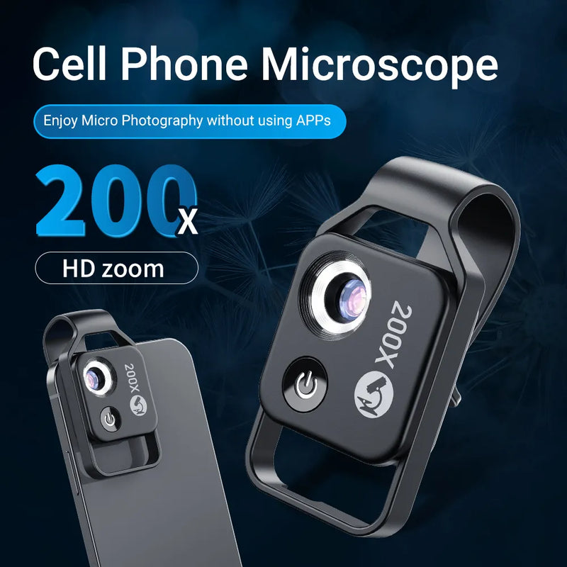 Objectif de microscope numérique 200X