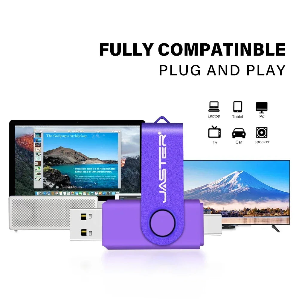 Clé USB 2 en 1 Type-C Grande Capacité