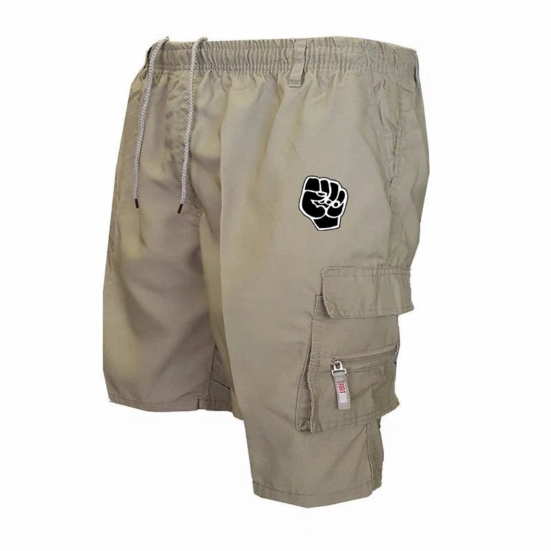Short Cargo Homme en Coton – Bermuda Multi-Poches Style Militaire pour l’Été