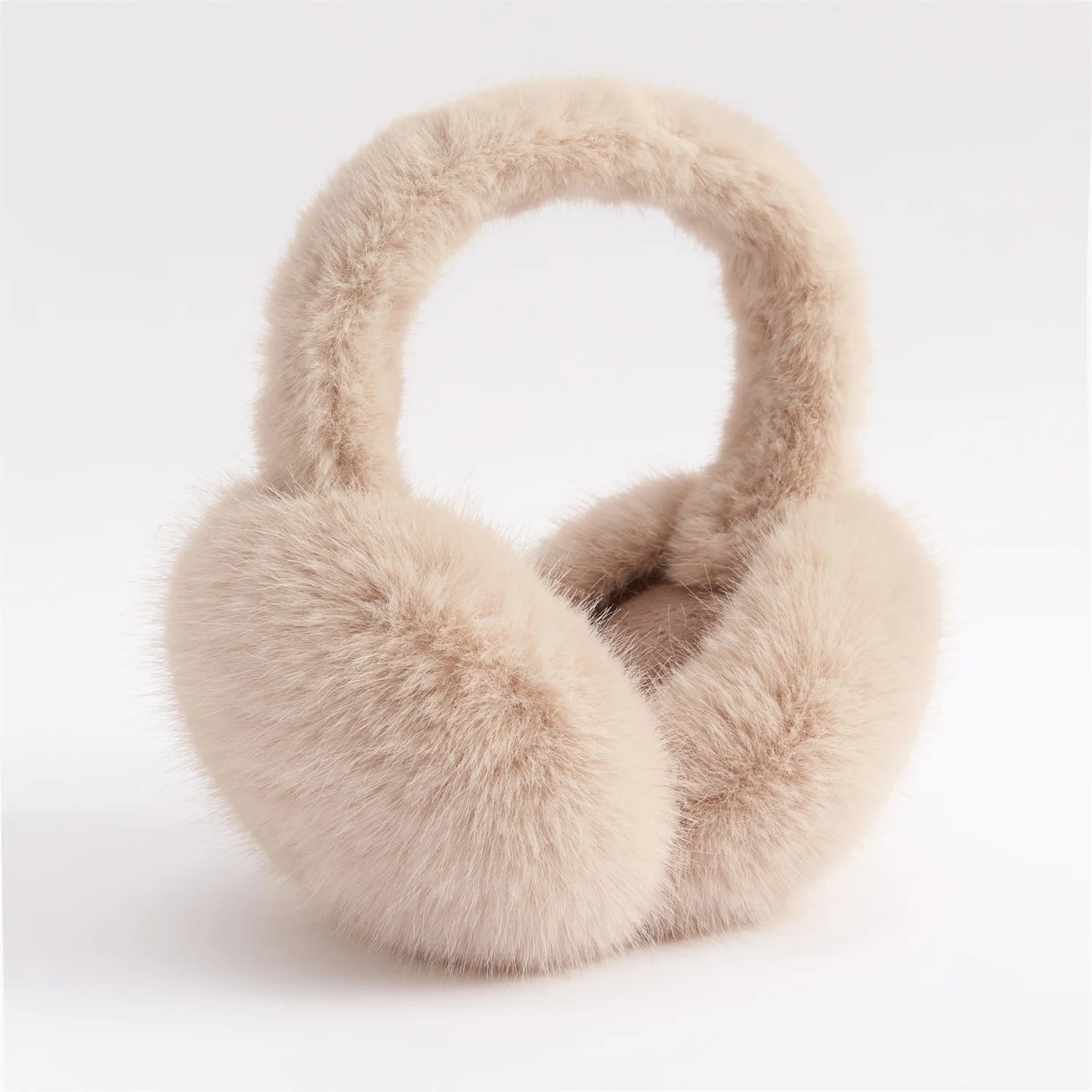 Cache-oreilles XL en fausses fourrure de lapin