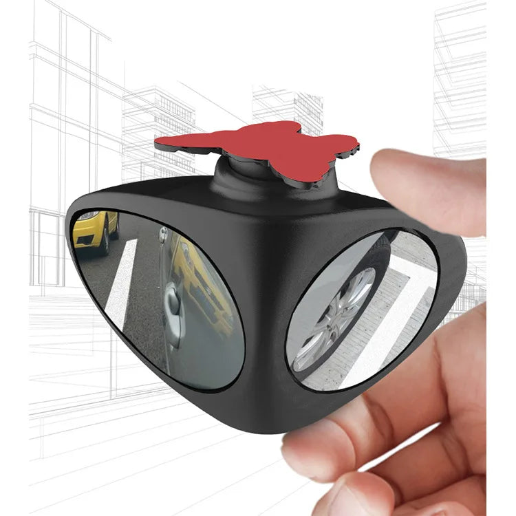 Miroir de Rétroviseur Convexe Rotatif à 360 degrés pour Stationnement