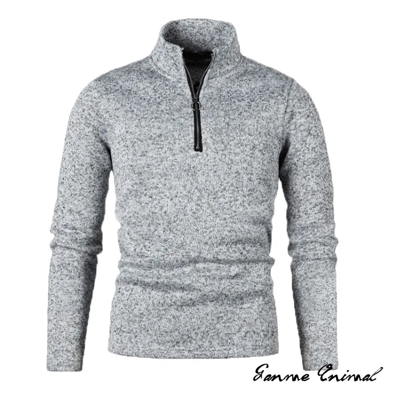 Pull Zippé Col roulé pour Homme