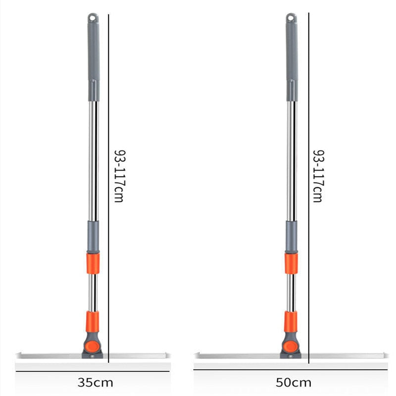 Balai grattoir magique en Silicone - Sols, murs et vitres