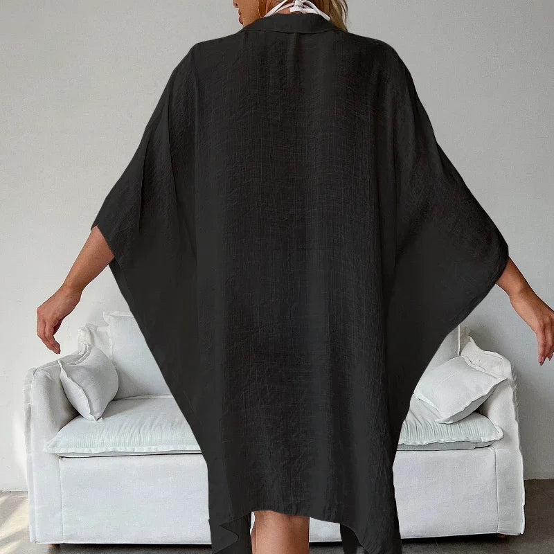 Robe Chemise de Plage Ample & Légère - Cover-Up Maillot de Bain