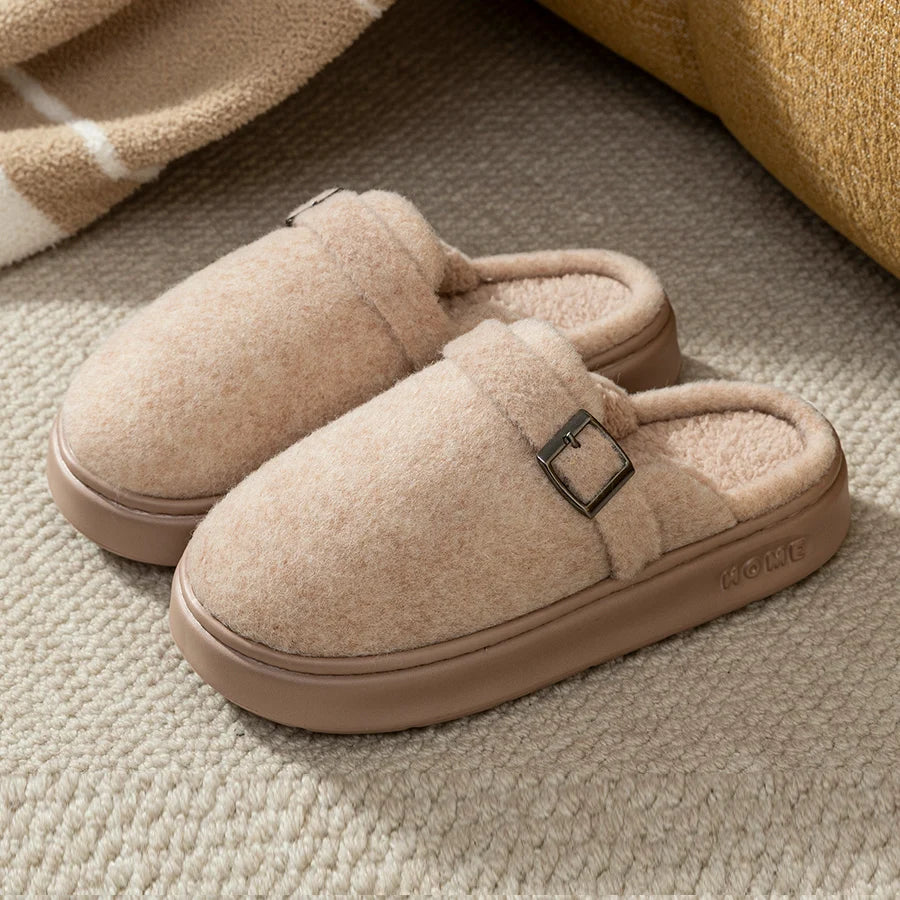 Pantoufles Hiver Femme Antidérapantes Ultra Confort