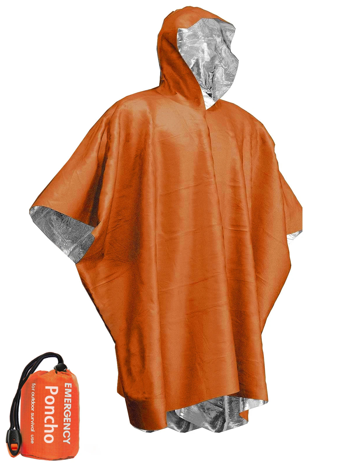 2x Poncho de Survie Isotherme Imperméable