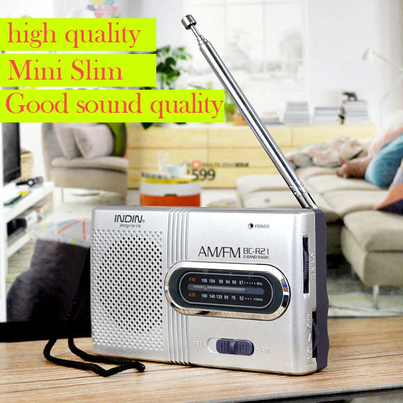 Radio AM/FM Compacte – Longue Autonomie