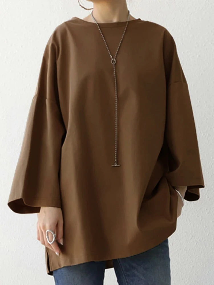 Blouse Tunique Ample Manches Larges