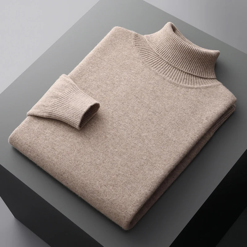 Pull Col roulé 100% Laine de mérinos