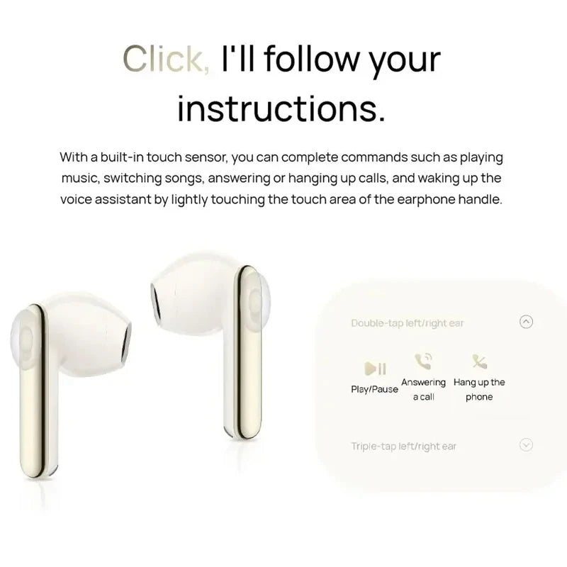 Écouteurs Bluetooth Sans fil 5.3 TWS HD à Réduction de Bruit
