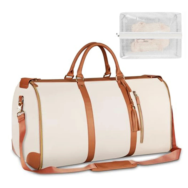 Sac de Voyage Dépliant Innovant & Pratique en Cuir PU