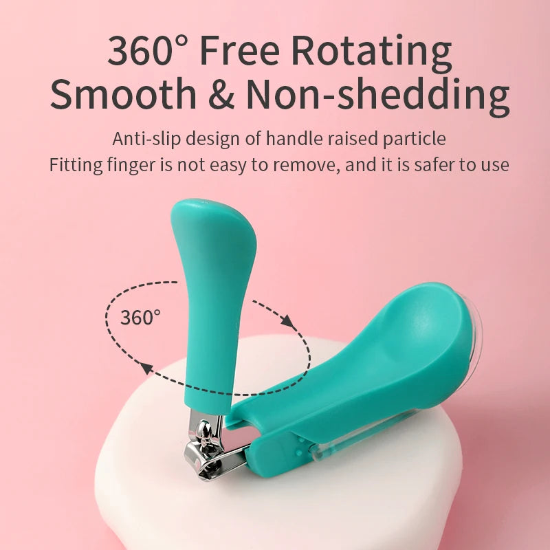 Lot de 2 Coupes-ongles Ergonomique avec Loupe - Sécurité et Précision