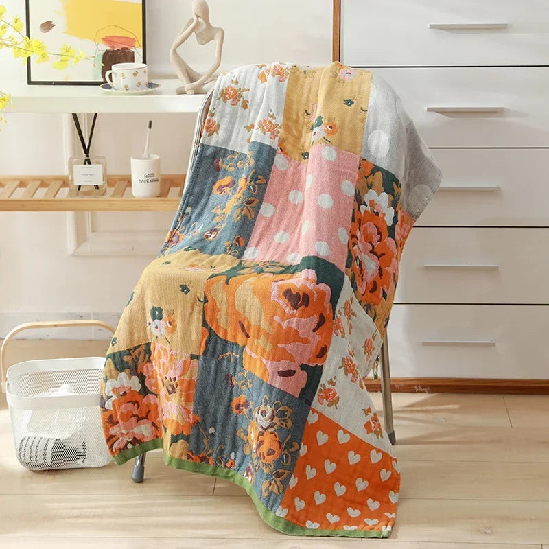 Serviette Gaze Coton Douce 80x160cm Style Bohème