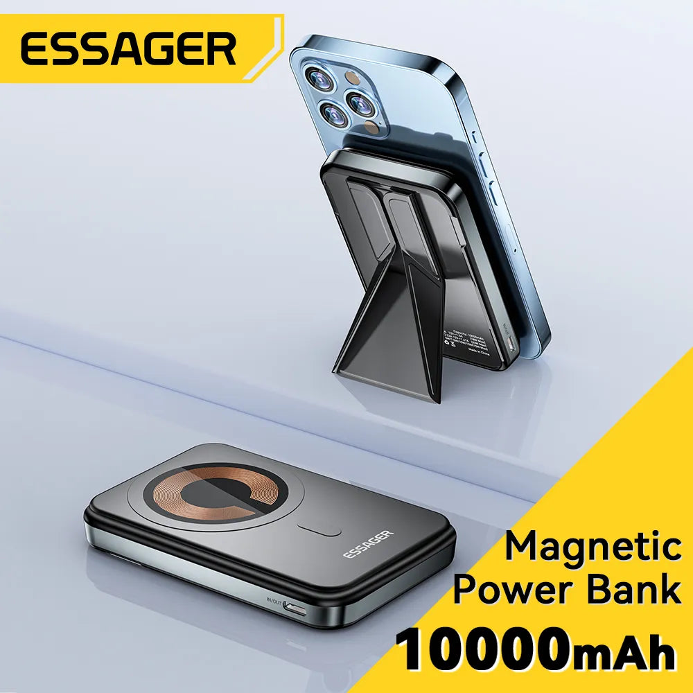Batterie externe support téléphone magnétique Charge rapide 20W
