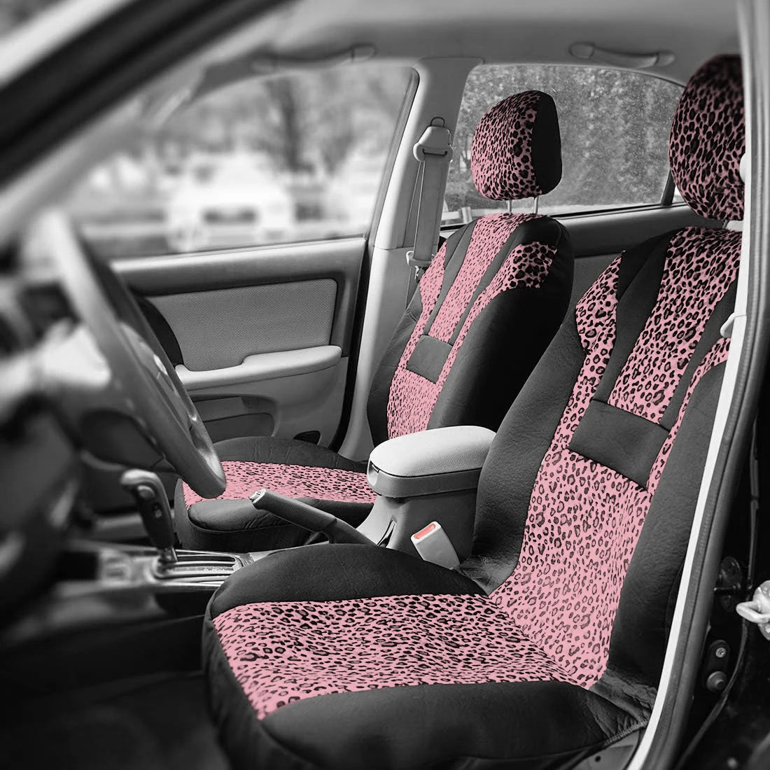 Housses de Sièges Voiture Confortables & Universelles – Motif Léopard & Protection Optimale