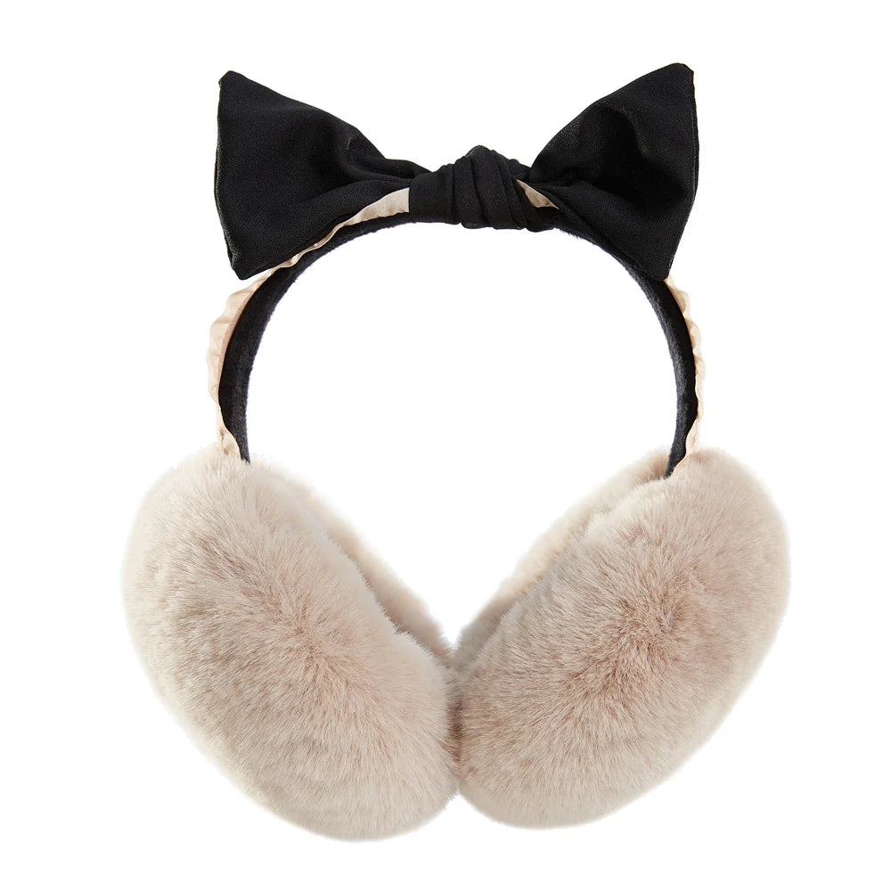 Cache-oreilles XL en fausses fourrure de lapin