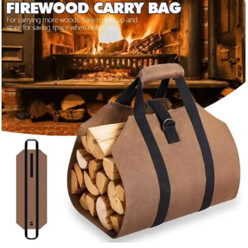 Sac de Transport de Bûches de Bois