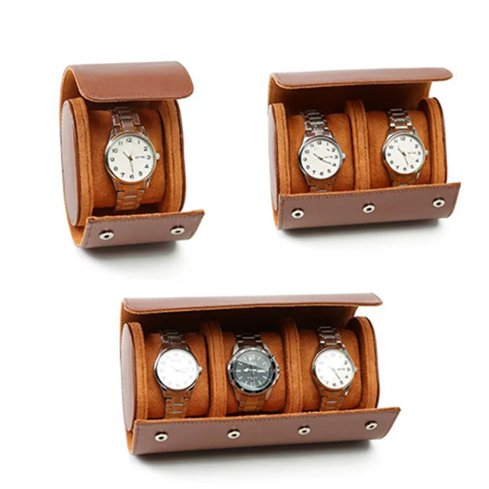 Etui de voyage pour montres en Cuir PU - 3 emplacements