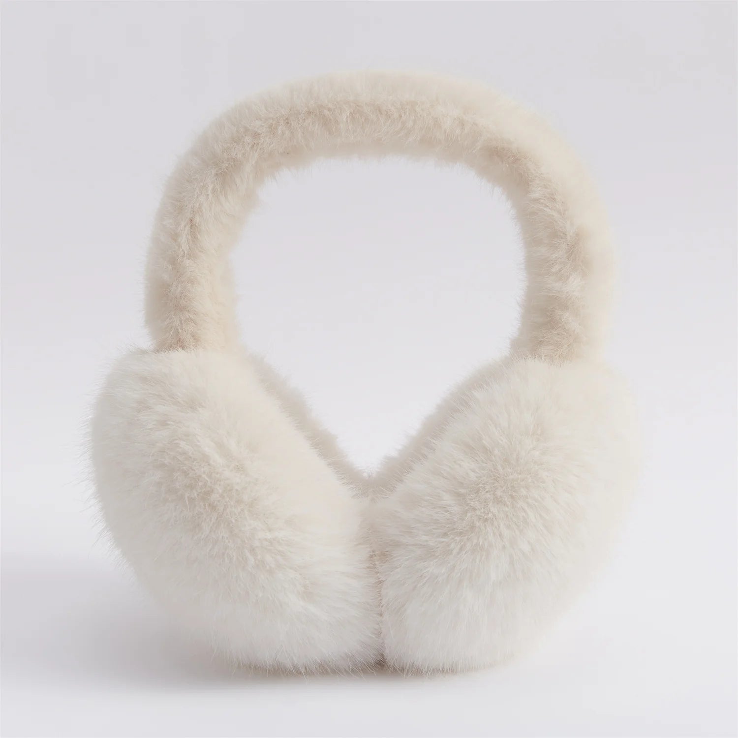 Cache-oreilles XL en fausses fourrure de lapin