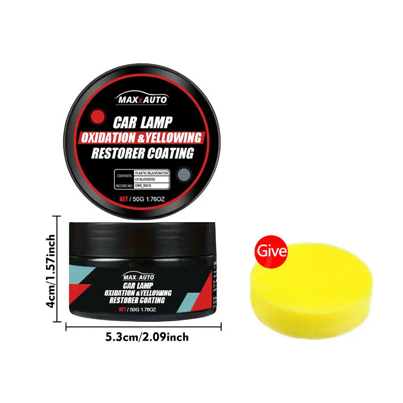 Pâte Magique de Rénovation Phares – Anti-Oxydation & Jaunissement