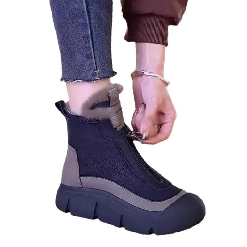 Bottes d'Hiver Étanches et Confortables