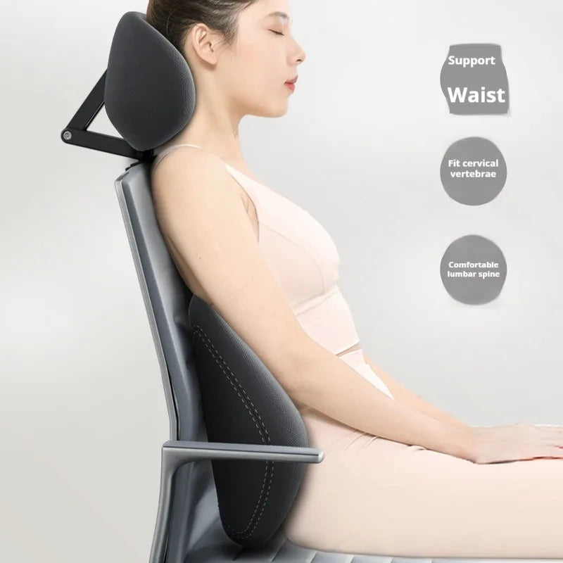 Appui-Tête Ergonomique Réglable pour Chaise de Bureau