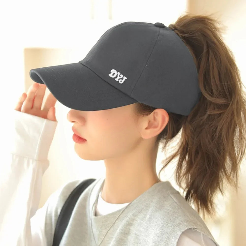Casquette Pare-Soleil Légère avec Ouverture Cheveux