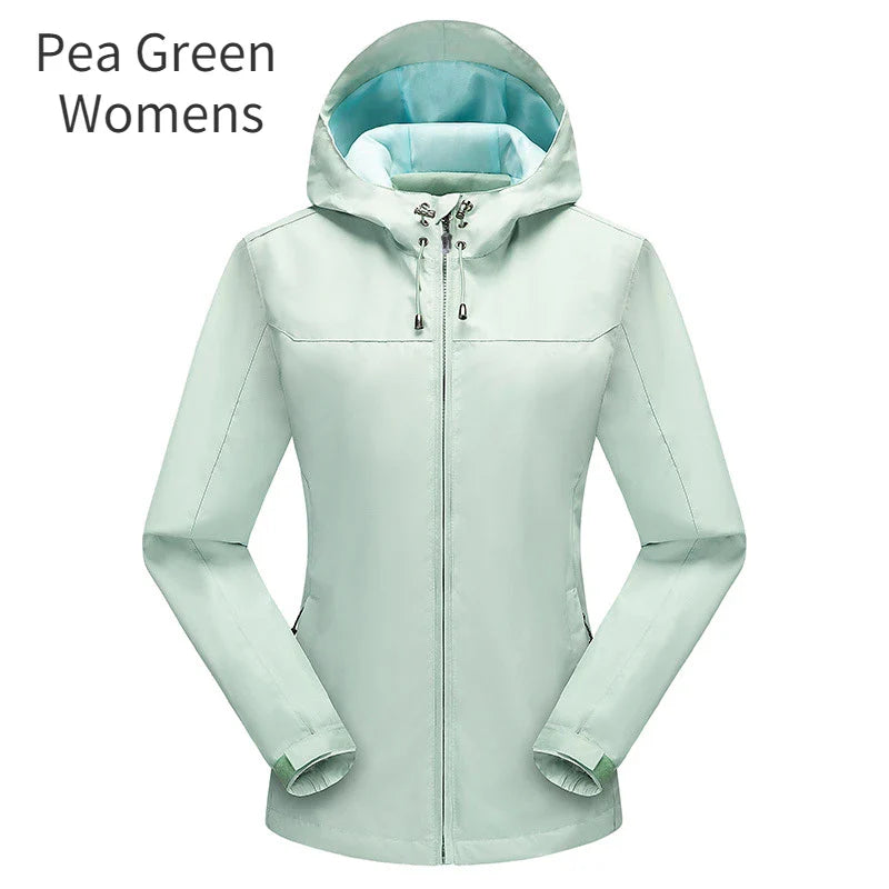 Veste imperméable à capuche pour homme et femme