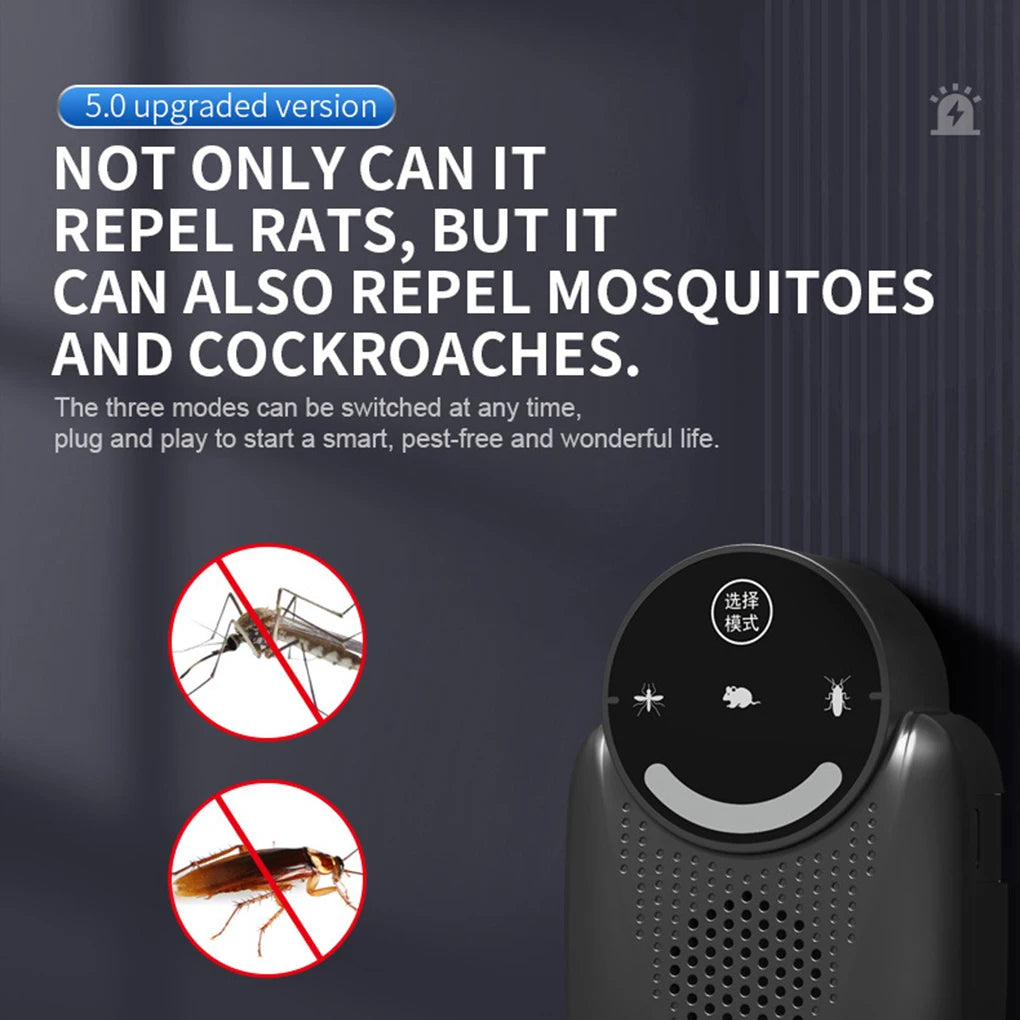 Répulsif à Ultrasons Antiparatisaire - Insecte, Cafard, Souris...