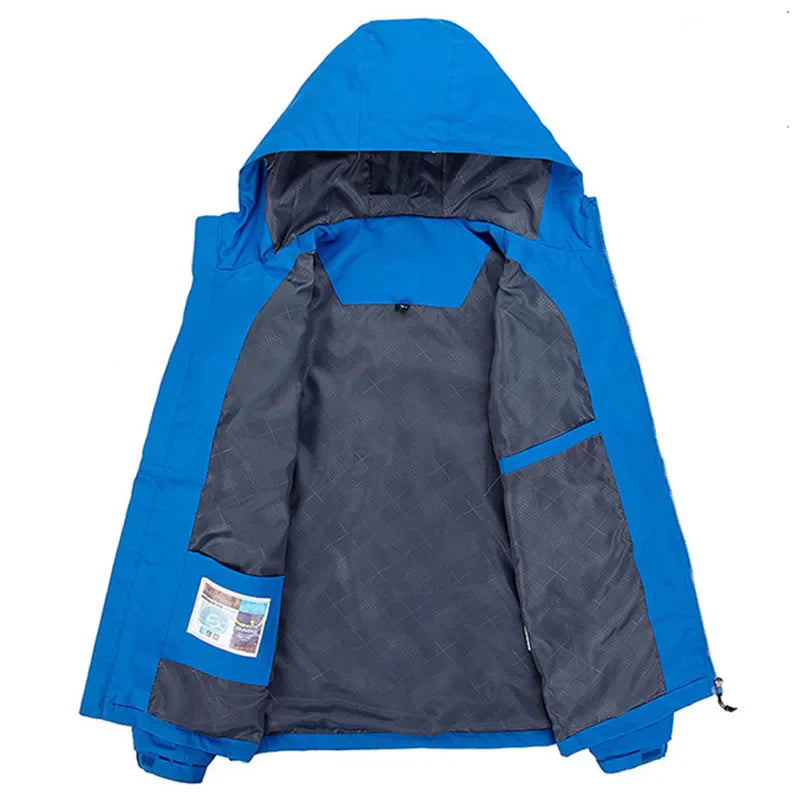 Veste imperméable à capuche pour homme et femme