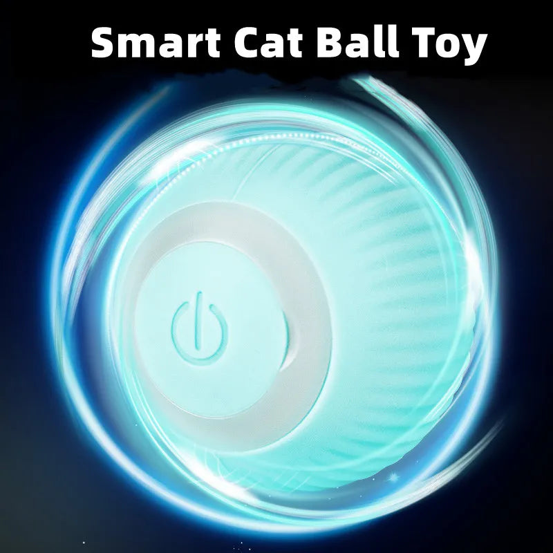Balle intelligente pour chats à roulement automatique