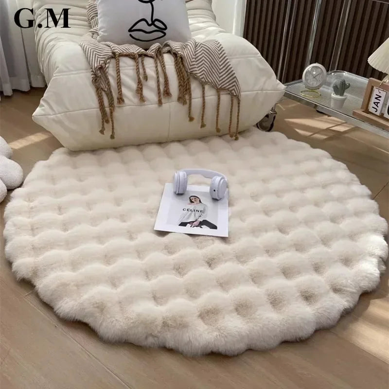 Tapis rond ULTRA Doux et Moelleux