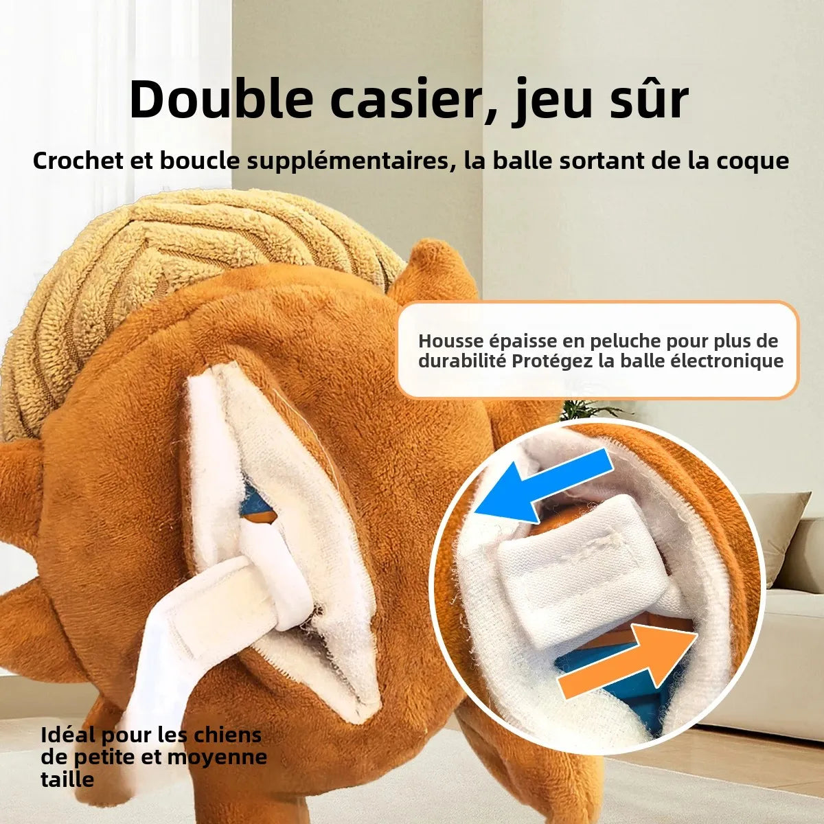 POP Hérisson - Jouet Interactif Vibrant pour Chien