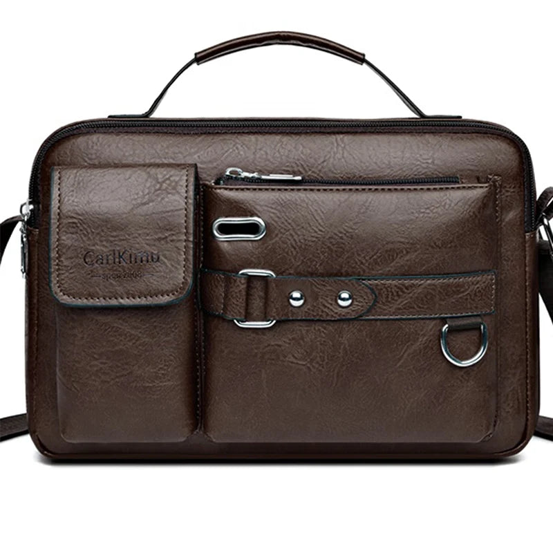 Sac Bandoulière à Multi-Poches en Cuir PU