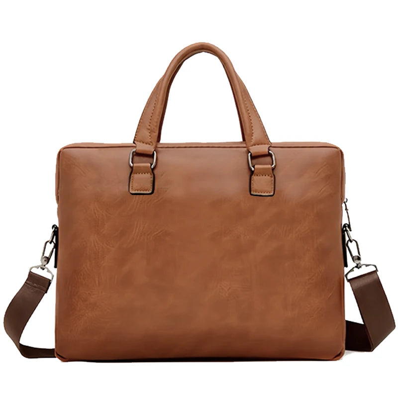 Porte-Document à Multi-Poches en Cuir PU