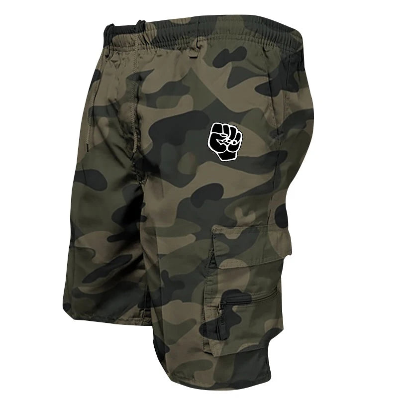 Short Cargo Homme en Coton – Bermuda Multi-Poches Style Militaire pour l’Été
