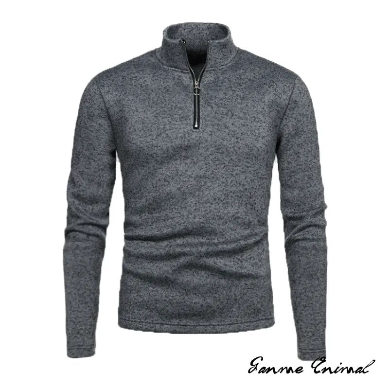 Pull Zippé Col roulé pour Homme