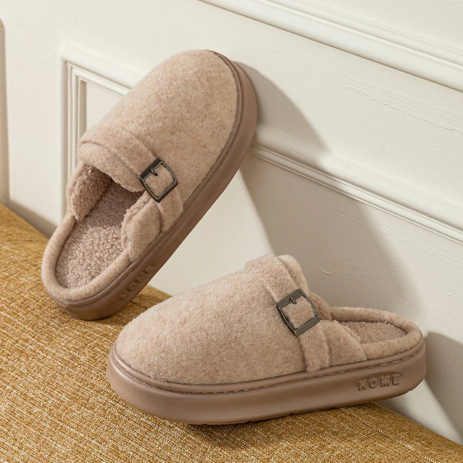 Pantoufles Hiver Femme Antidérapantes Ultra Confort