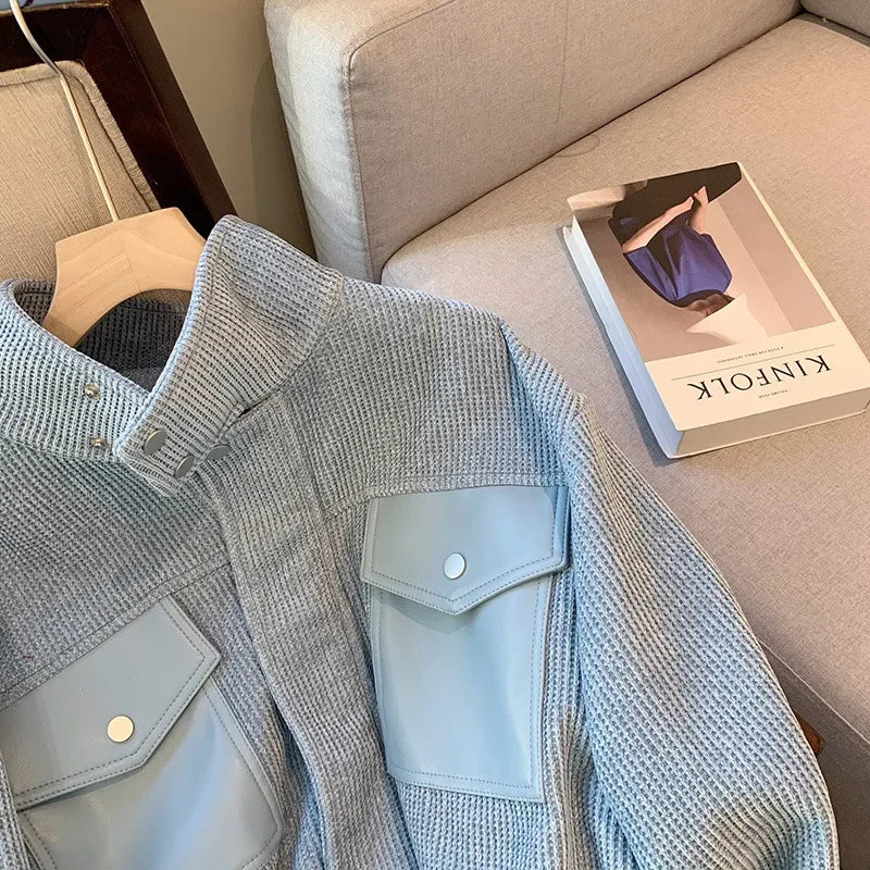 Ensemble Décontracté Veste & Jogging Bleu Ciel - Femme