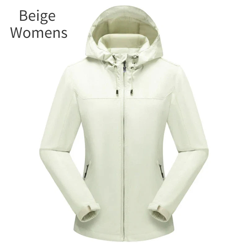 Veste imperméable à capuche pour homme et femme