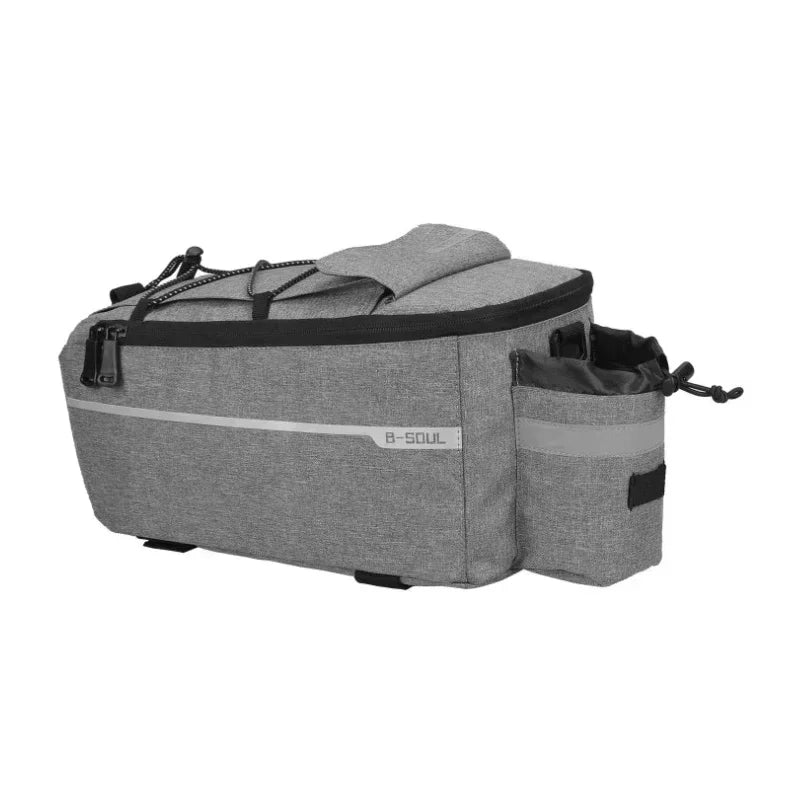 Sacoche de Vélo Arrière 13L Étanche – Sac de Porte-Bagages Convertible en Bandoulière