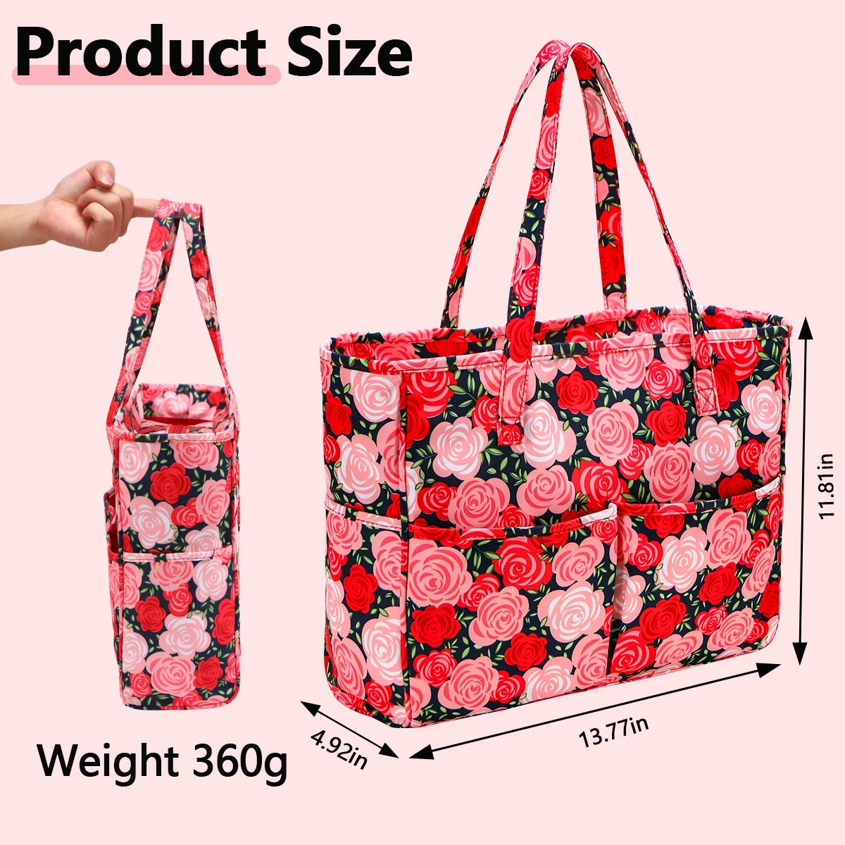 Sac de Voyage à Grande Capacité & Pratique pour Crochet