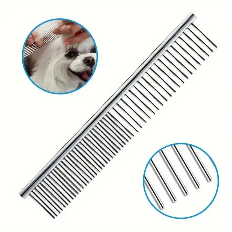 Kit de Toilettage 4PCS pour Chien & Chat – Acier Inoxydable, Ambidextre & Bouts Arrondis Sécurisés
