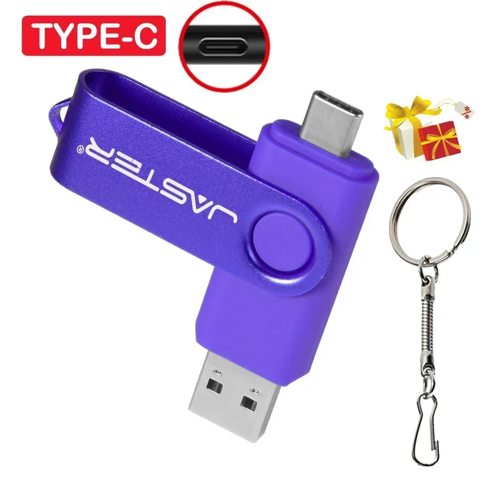 Clé USB 2 en 1 Type-C Grande Capacité