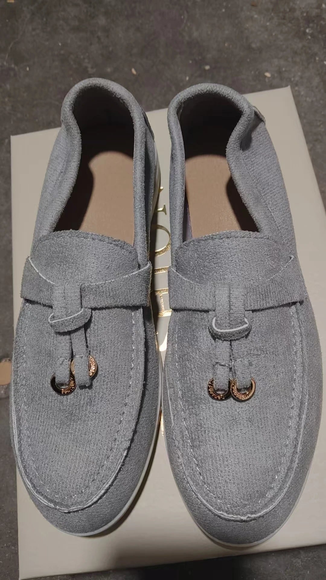 Mocassins Femme Rétro en Cuir Ultra Confort