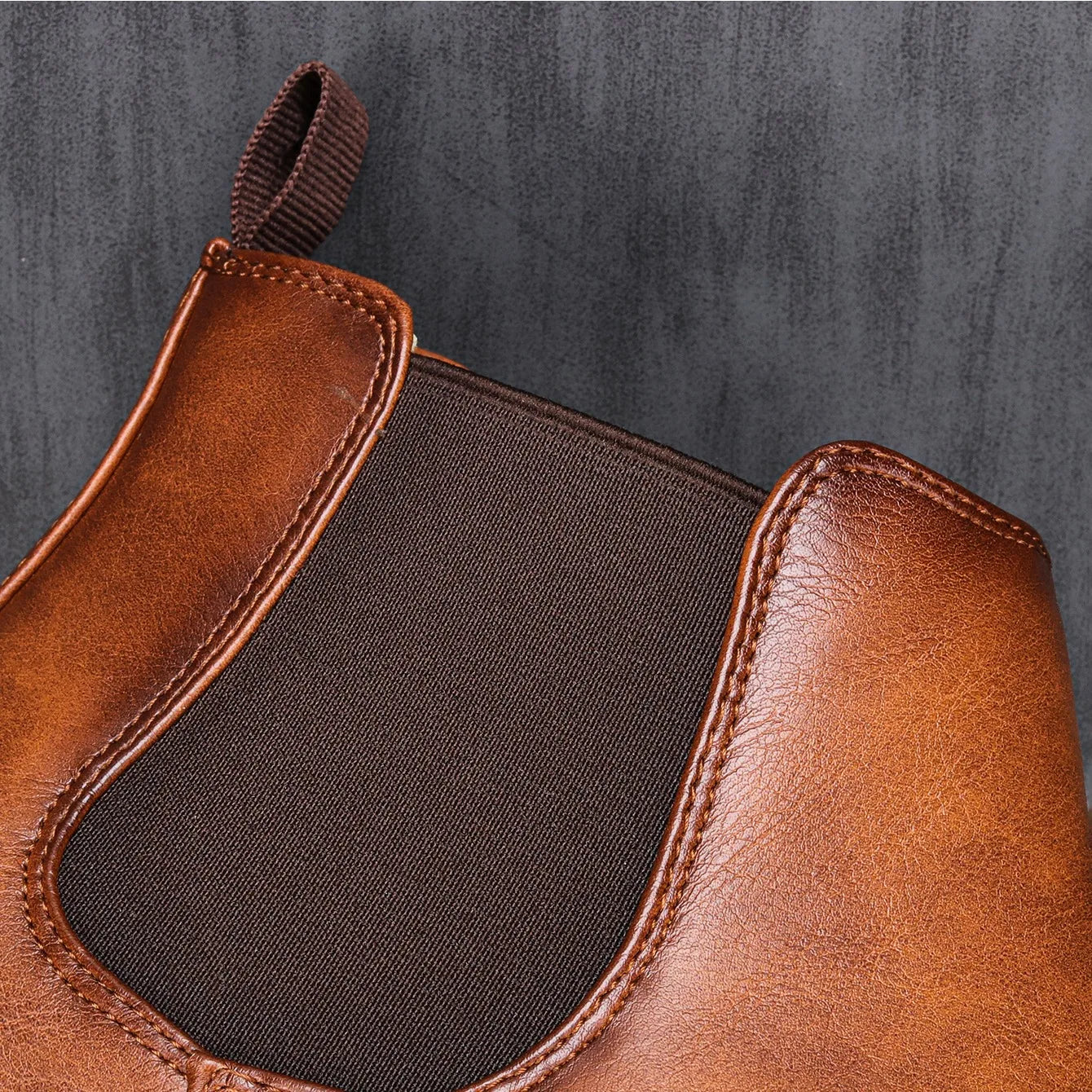 Bottines Chelsea en Cuir PU pour Homme