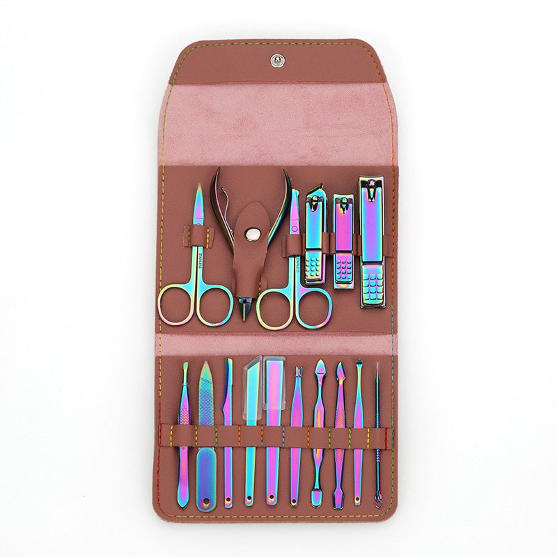 Ensemble pour manicure et pédicure - 16 PCS