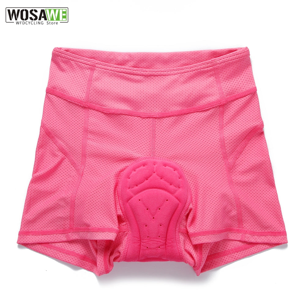 Short de cyclisme rembourré en gel 3D pour femme